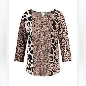 Gerry Weber Animal Print Long Sleeve Top